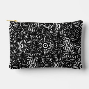 Chic Trendy Modern Stylish Girly Dot Art Accessory Pouch