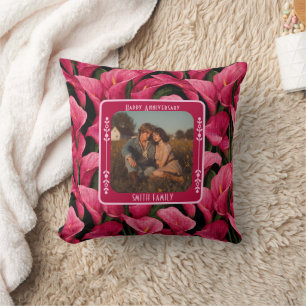 Chic True Love Vow Renewal Throw Pillow