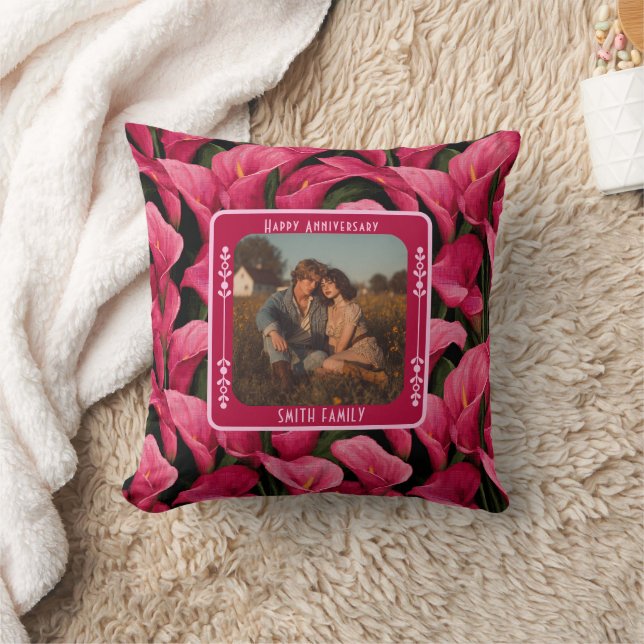 Chic True Love Vow Renewal Throw Pillow  (Blanket)