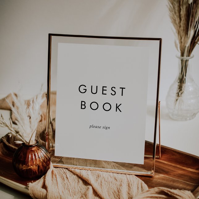 Chic Typography Guest Book Sign (Creator Uploaded)