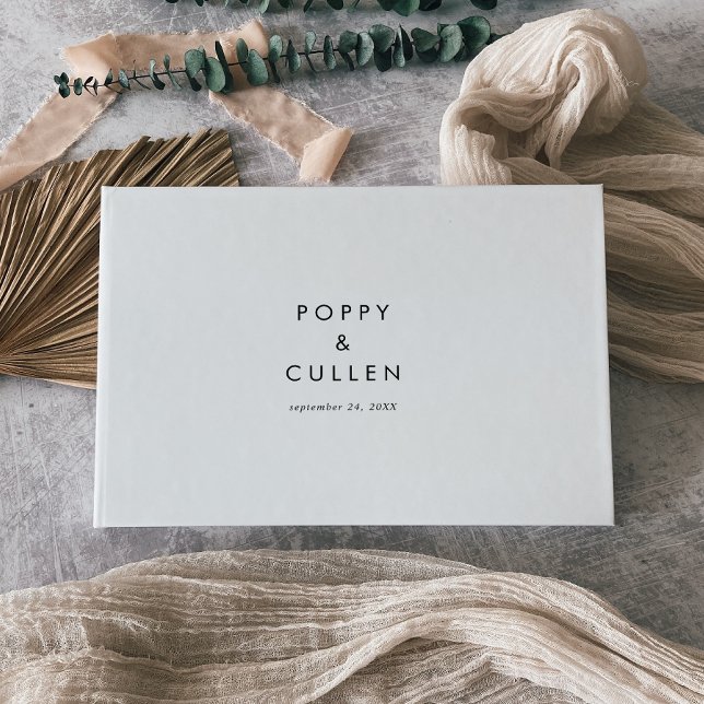 Chic Typography Wedding Guest Book (Creator Uploaded)
