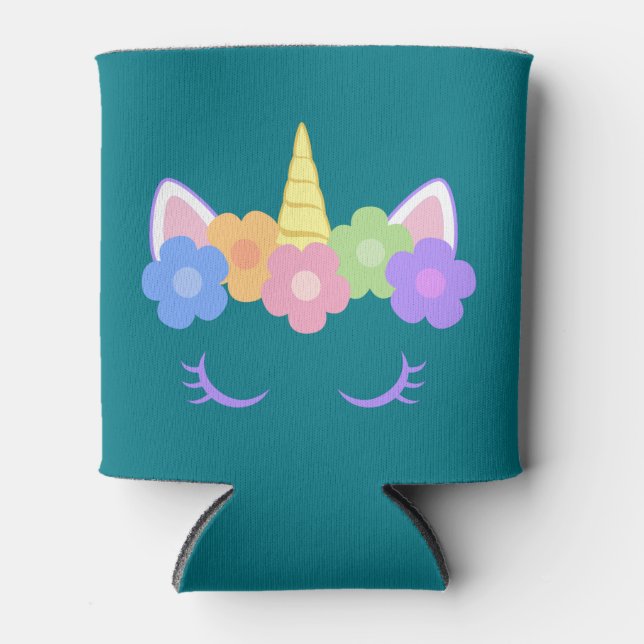 Chic Unicorn Can Cooler (Front)