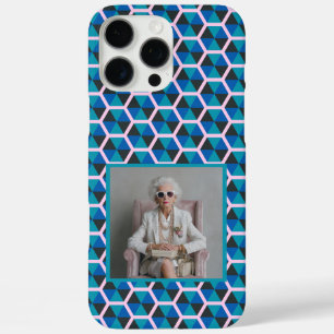 Chic Unique Gifts Hexagon Pattern iPhone 16 Pro Max Case