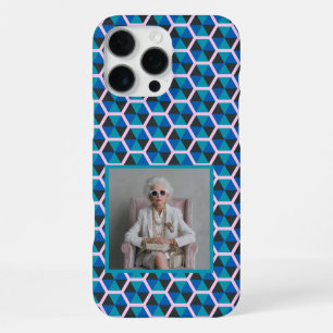 Chic Unique Gifts Hexagon Pattern iPhone 16 Pro Max Case