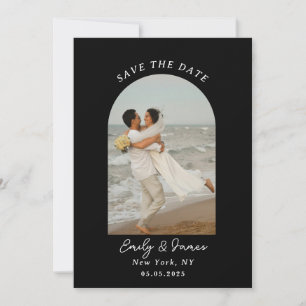 Chic unique Modern Elegant minimalist Save The Date