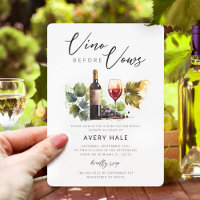 Chic Vino Before Vows Watercolor Winery Vineyard