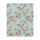 Chic vintage pretty pink red roses floral pattern