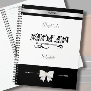 Chic Violin Student Schedule Organiser