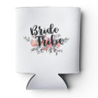 Chic Watercolor Floral Wedding Bride Tribe