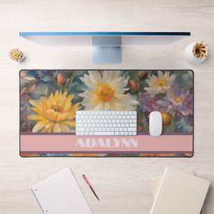 Chic Watercolor Graduation Gifts for Granddaughter Desk Mat