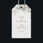 Chic Watercolor Greenery Wedding Bridal Shower Gift Tags<br><div class="desc">Watercolor Greenery Wedding Bridal Shower Gift Tags</div>