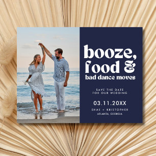 Chic Wedding Photo Save the Date Announcement Postcard