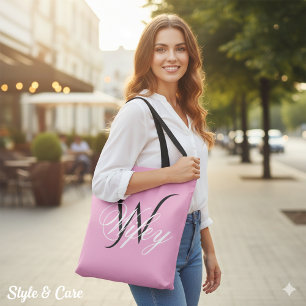 Chic Wifey Personalised Monogram Tote Bag