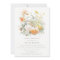 Chic Wildflower Pumpkin Watercolor Bridal Shower