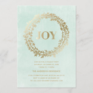 Chic Winter   Holiday Party Invitation