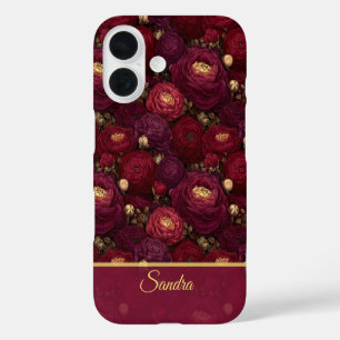 Chic Women Gift Ranunculus Custom iPhone 16 Case