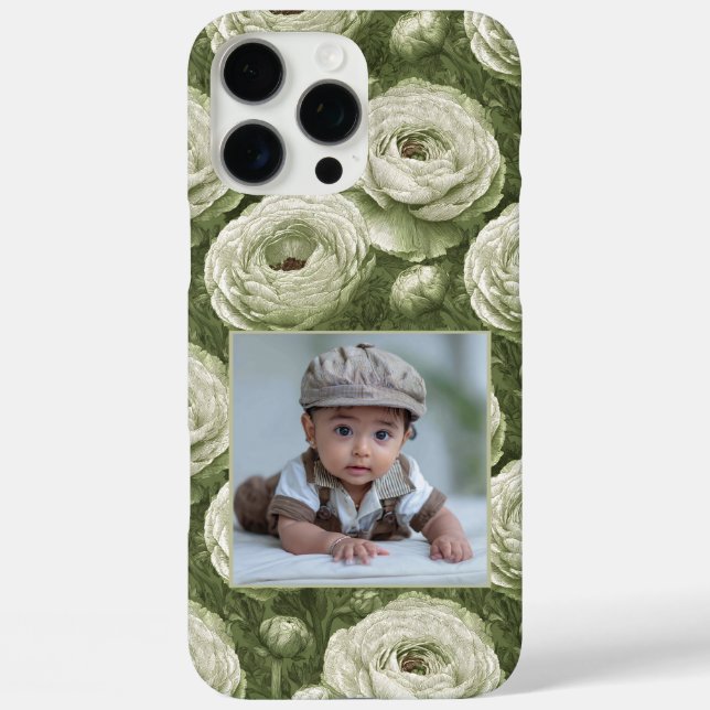 Chic Women Gift Ranunculus Custom  Case-Mate iPhone Case (Back)