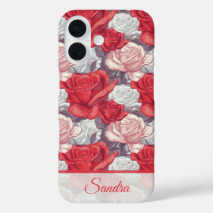 Chic Womens Accessories Rose Flower Name iPhone 16 Case