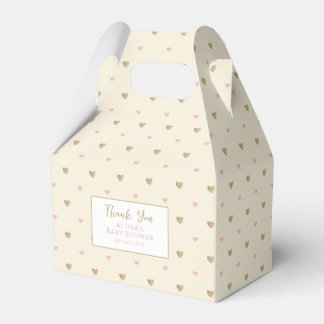 Chic Yellow Baby Shower Favour Box