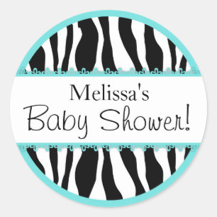 Chic Zebra Print Sticker R-TQBK