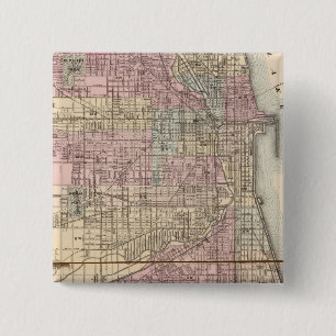 Chicago 15 Cm Square Badge