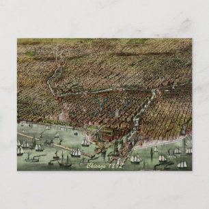 Chicago 1892 postcard