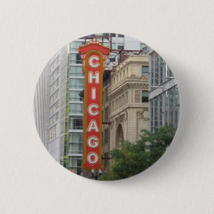Chicago 6 Cm Round Badge