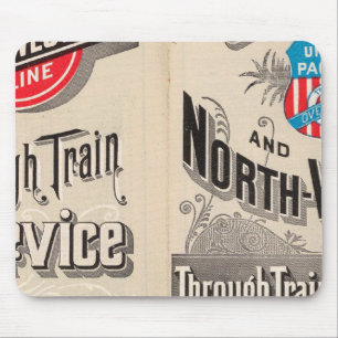 Chicago and North Western Line Mouse Pad