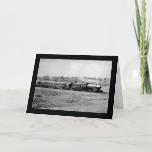 Chicago and Northwestern Railway Train 1899 Card