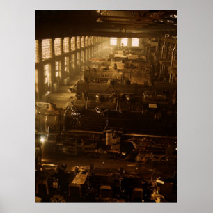 Chicago and Northwestern RR Shop Poster