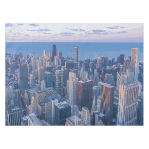 Chicago Architectural Buildings Artwork Tablecloth
