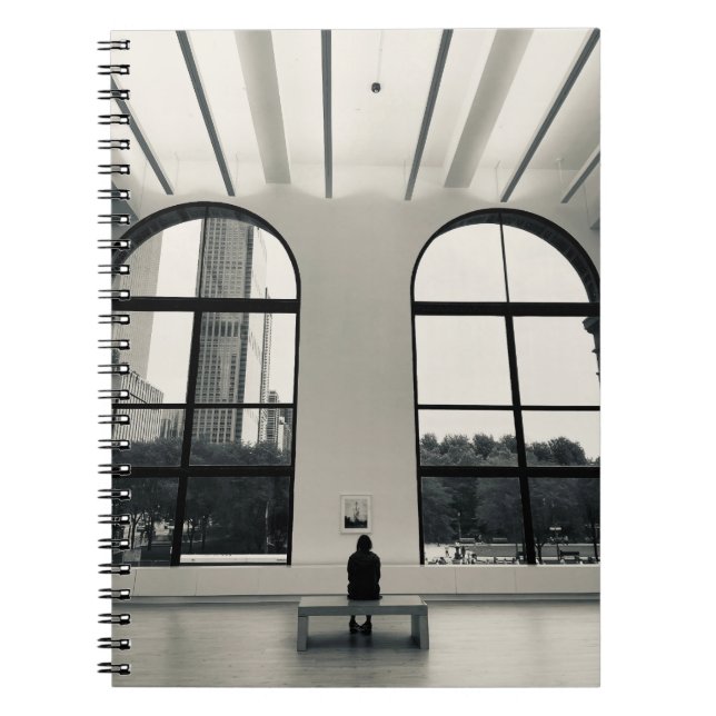 Chicago Artwork, Black and White  Notebook (Front)