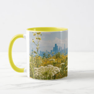 Chicago as seen from Montrose Harbour's bird Mug