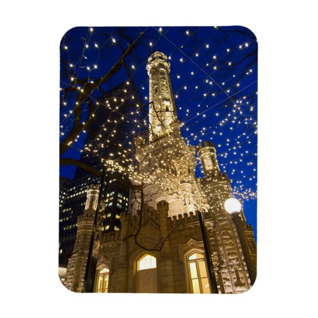 Chicago at Christmastime Magnet (Vertical)