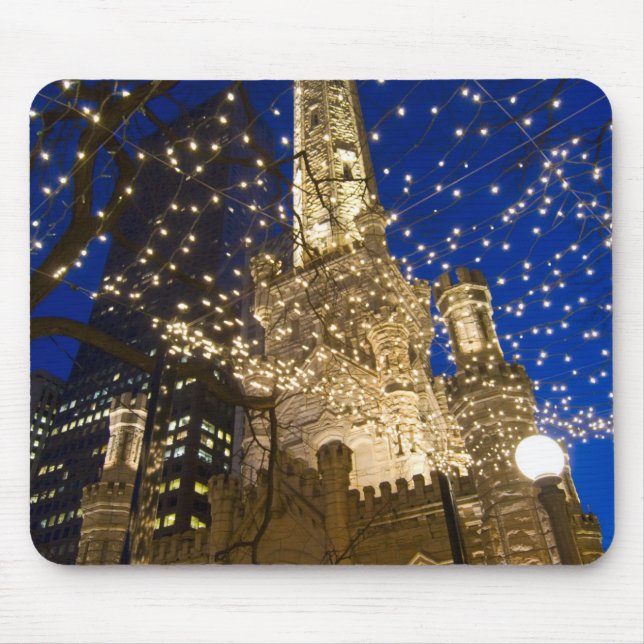 Chicago at Christmastime Mouse Pad (Front)