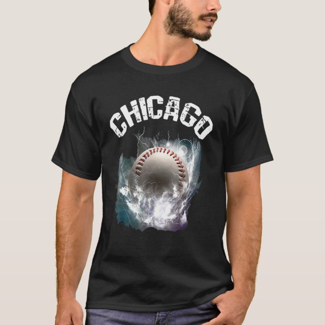 Chicago Baseball Retro T-Shirt (Front)