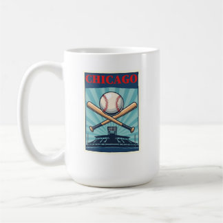 Chicago Baseball Themed Coffee Mug