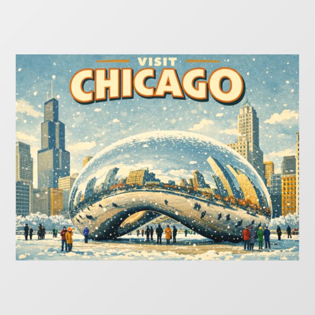Chicago Bean in Winter  (Sheet)