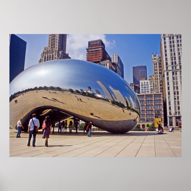 Chicago Bean Sculpture Poster (Front)
