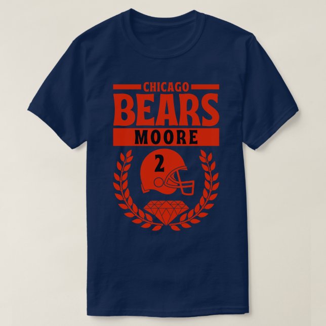 Chicago Bears Moore 2 American T-Shirt (Design Front)