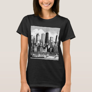 Chicago Black White Graphic T-Shirt 