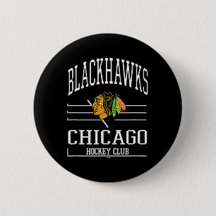 Chicago Blackhawks Hockey Club Red Officially Lice 6 Cm Round Badge