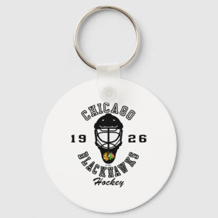 Chicago Blackhawks Hockey Mask Red Nhl Officially  Key Ring