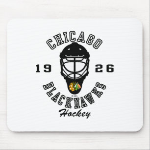 Chicago Blackhawks Hockey Mask Red Nhl Officially  Mouse Pad