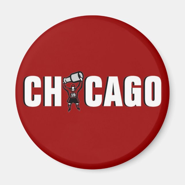 Chicago Blackhawks: Stanley Cup Champions Magnet (Front)