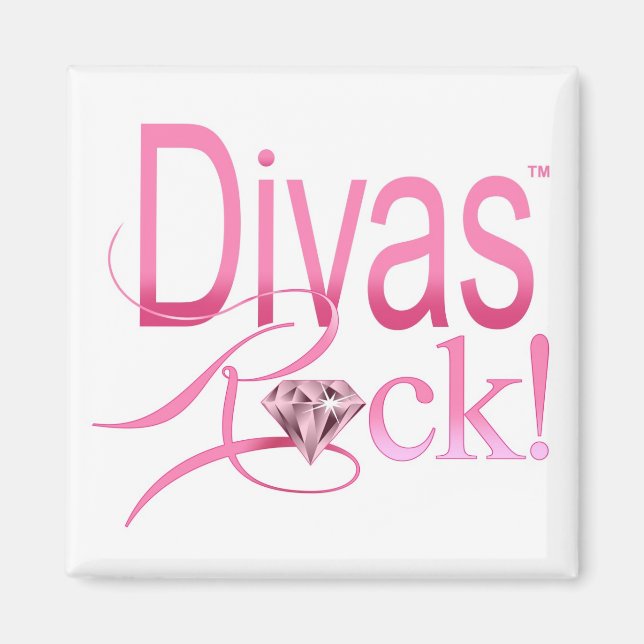 CHICAGO BLING - "Divas Rock!" Magnet (Front)