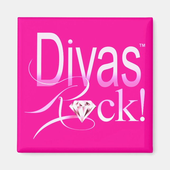 CHICAGO BLING - "Divas Rock!" Magnet (Front)