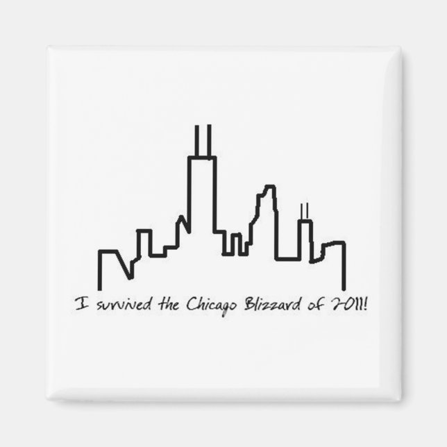 Chicago Blizzard 2011 - Magnet (Front)