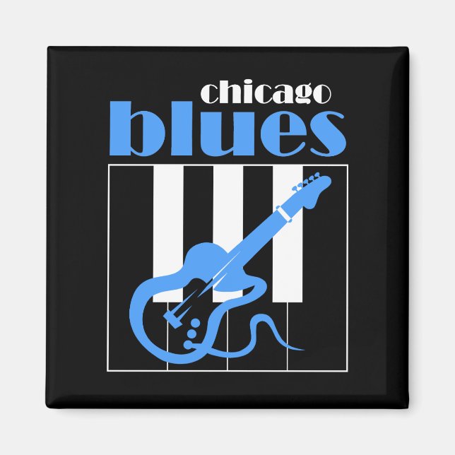 Chicago blues magnet (Front)