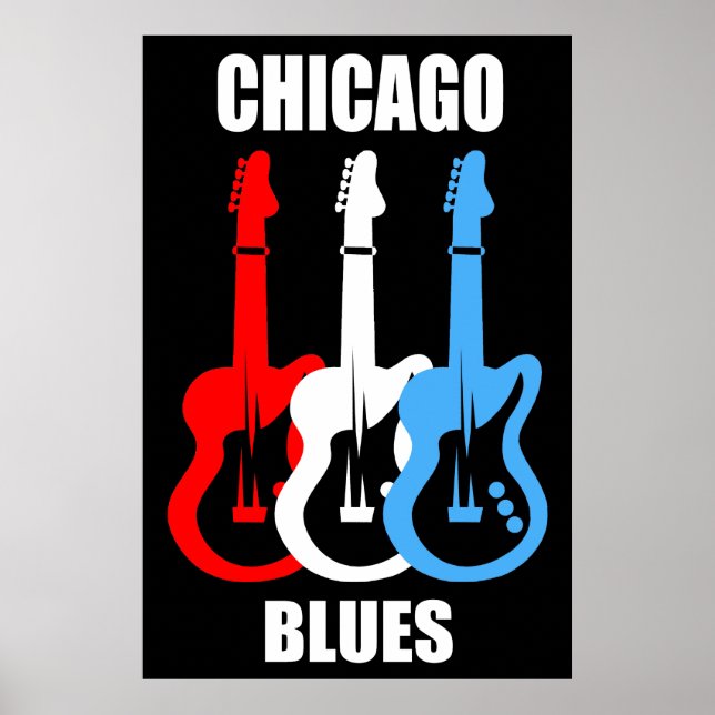 Chicago Blues Poster (Front)